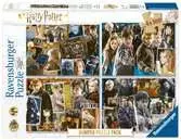 Harry Potter set 4x100 dílků 2D Puzzle;Dětské puzzle - Ravensburger