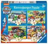 Puzzle dla dzieci 2D 4in1: Drużyna Psi Patrol 12/16/20/24 elementy Puzzle;Puzzle dla dzieci - Ravensburger