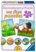 Zvířátka na zahradě 9x2 dílků 2D Puzzle;Dětské puzzle - Ravensburger