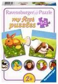 Miloučká zvířata 9x2 dílků 2D Puzzle;Dětské puzzle - Ravensburger