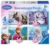 Puzzle dla dzieci 2D 4in1: Kraina Lodu 12/16/20/24 elementy Puzzle;Puzzle dla dzieci - Ravensburger