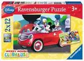 DI:MICKEY,MINNIE I PRZYJACIELE 2X12 Puzzle;Puzzle dla dzieci - Ravensburger