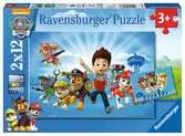 Puzzles 2x12 p - Ryder et la Pat‘Patrouille Puzzle;Puzzle enfant - Ravensburger