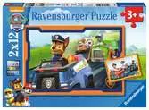 Puzzles 2x12 p - La Pat Patrouille en action Puzzels;Puzzle enfant - Ravensburger