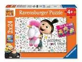 Mimoňové: Já Padouch 3 - Agnes&die  2x24 dílků 2D Puzzle;Dětské puzzle - Ravensburger