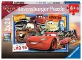 Disney Auta 2x24 dílků 2D Puzzle;Dětské puzzle - Ravensburger
