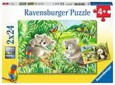 Roztomilé koaly a pandy 2x24 dílků 2D Puzzle;Dětské puzzle - Ravensburger