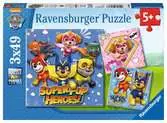 Puzzle dla dzieci 2D: Psi Patrol. Kosmiczne Pieski 2 3x49 elementów Puzzle;Puzzle dla dzieci - Ravensburger