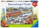 09191 1  ステーション（24ピースx2） パズル;お子様向けパズル - Ravensburger