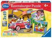 DI:MICKEY MOUSE 3X49EL. Puzzle;Puzzle dla dzieci - Ravensburger
