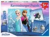 Disney Frozen 3x49pc Pussel;Barnpussel - Ravensburger