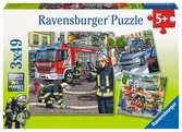 SŁUŻBY W POTRZEBIE  3X49P Puzzle;Puzzle dla dzieci - Ravensburger