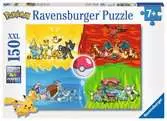 Druhy Pokémonů 150 dílků 2D Puzzle;Dětské puzzle - Ravensburger