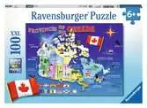 Carte du Canada           100p Puzzles;Puzzles pour enfants - Ravensburger