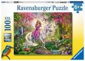 Ravensburger Unicorns XXL 100pc Jigsaw Puzzle Puzzles;Children s Puzzles - Ravensburger