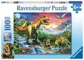 Puzzle dla dzieci 2D: Dinozaury 2 100 elementów Puzzle;Puzzle dla dzieci - Ravensburger
