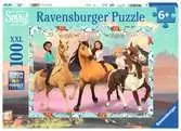 SPIRIT - PRU,LUCKY,ABIGAIL XXL 100EL Puzzle;Puzzle dla dzieci - Ravensburger