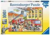 Puzzle 100 p XXL - Nos pompiers Puzzle;Puzzle enfant - Ravensburger