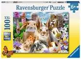 Ravensburger Rabbit Selfie XXL 100pc Jigsaw Puzzle Pussel;Barnpussel - Ravensburger
