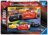 PUZZLE CARS 3 ZAWR.PRĘDKOŚĆ 100 EL. Puzzle;Puzzle dla dzieci - Ravensburger