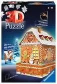 Ravensburger Christmas Gingerbread House, 216pc 3D Jigsaw Puzzle 3D Puzzle®;Natudgave - Ravensburger