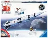 3D Puzzle Apollo Saturn V Rocket 3D Puzzles;3D Vehicles - Ravensburger