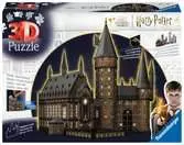 Hogwarts the great Hall - Night Edition 3D puzzels;3D Puzzle Ball - Ravensburger