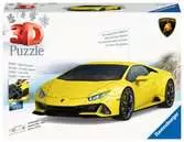 Puzzle 3D Lamborghini Huracán EVO - Edition jaune (avec grille) Puzzle 3D;Puzzles 3D Objets iconiques - Ravensburger
