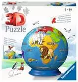 Puzzle 3D Kula: Dziecinny globus 72 elementy Puzzle 3D;Puzzle Kuliste - Ravensburger