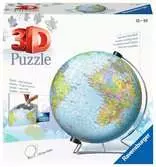 Globo 3D Puzzle, 540 Pezzi, Multicolore, Età Raccomandata 10+, Dimensioni 27,5 x 23,3 cm 3D Puzzle;3D Forme Speciali - Ravensburger