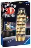 Tour de Pise - Night Edition 3D puzzels;Puzzle 3D Bâtiments - Ravensburger