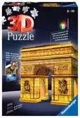 Arc de Triomphe - Night Edition 3D puzzels;Puzzle 3D Bâtiments - Ravensburger