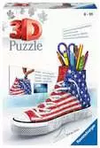 Sneaker american flag portalápices 3D Puzzle;Sneakers - Ravensburger