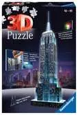 EMPIRE STATE B. NOCĄ 3D 216 EL 14 Puzzle 3D;Night Edition - Ravensburger