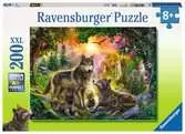 RODZINA WILKÓW W SŁOŃCU 200EL XXL Puzzle;Puzzle dla dzieci - Ravensburger