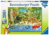 Lesní přátelé 200 dílků 2D Puzzle;Dětské puzzle - Ravensburger