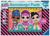 Ravensburger LOL Surprise! XXL 100pc Jigsaw Puzzle with Glitter Puslespil;Puslespil for børn - Ravensburger