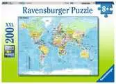 Map of the World          200p Puslespil;Puslespil for børn - Ravensburger