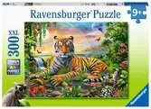 Tiger at Sunset           300p Puslespil;Puslespil for børn - Ravensburger