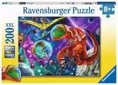 Dinosauři ve vesmíru 200 dílků 2D Puzzle;Dětské puzzle - Ravensburger