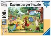 Disney: Medvídek Pú 100 dílků 2D Puzzle;Dětské puzzle - Ravensburger