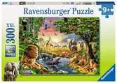 Puzzle 300 p XXL - Un coucher de soleil à l’oasis Puzzle;Puzzle enfant - Ravensburger