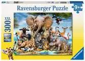 Afričtí přátelé 300 dílků 2D Puzzle;Dětské puzzle - Ravensburger