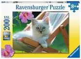 Weißes Kätzchen Puzzle;Kinderpuzzle - Ravensburger