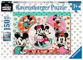Puzzle 150 p XXL - Mickey et Minnie amoureux / Disney Mickey Mouse Puzzle;Puzzle enfant - Ravensburger