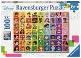 Puzzle 100 p XXL - La palette de couleurs Disney Puzzle;Puzzle enfant - Ravensburger