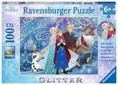 Frozen - Glitzernder Schnee Puzzle;Kinderpuzzle - Ravensburger