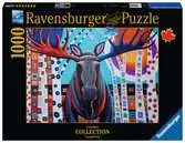 Winter Moose, Puzzle 1000 Pezzi, Linea Fantasy, Puzzle per Adulti Puzzle;Puzzle da Adulti - Ravensburger