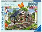 Ravensburger Country Cottage Collection No.13 - Railway Cottage, 1000pc Jigaw Puzzle Puzzles;Adult Puzzles - Ravensburger