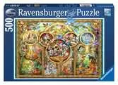 Puzzle 500 p - Famille Disney Puzzle;Puzzle adulte - Ravensburger